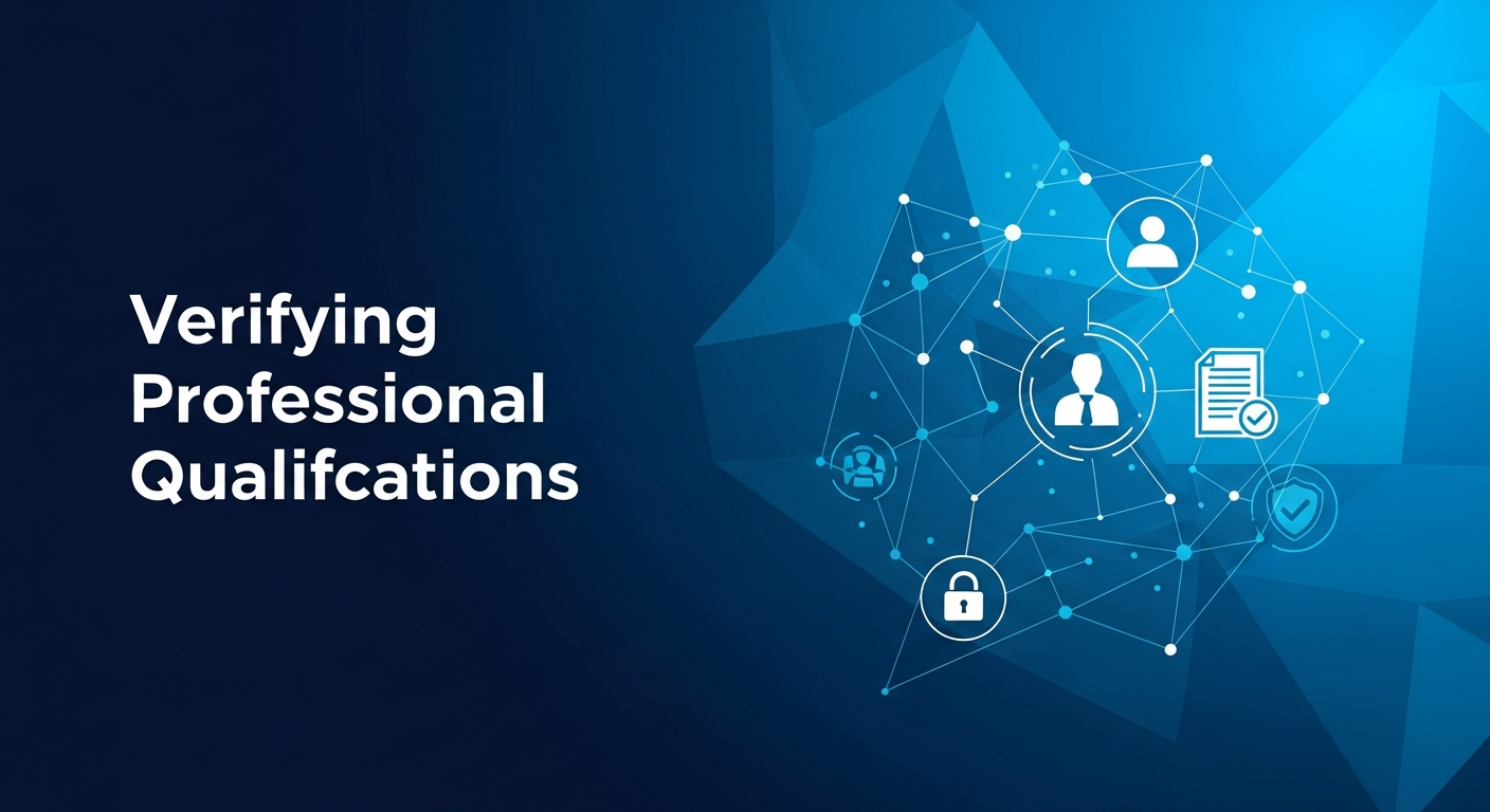 Verifying professional qualifications